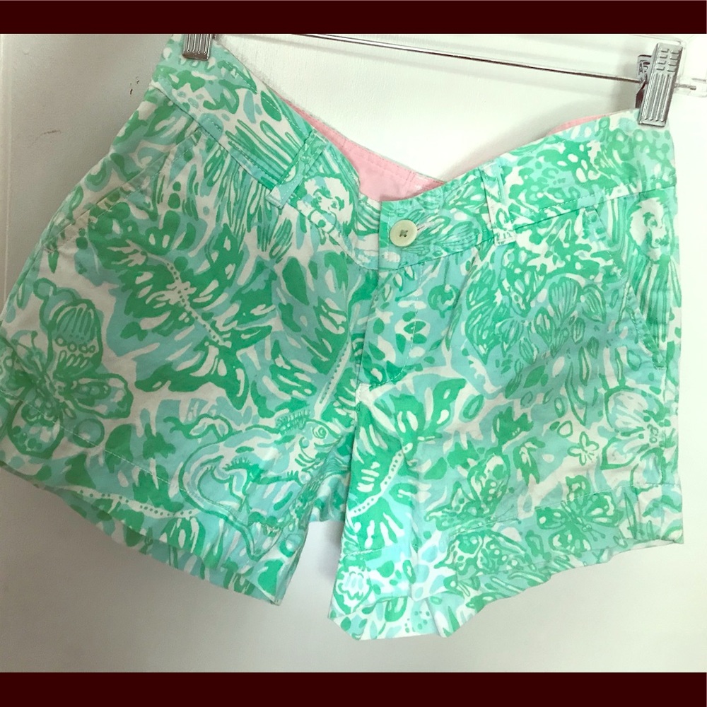 Lilly Pulitzer Callahan shorts size 2